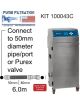 100043C  Connection kit (PVC) Purex 50mm