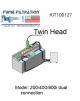 100027 Connection Kit,  Purex Twin Head
