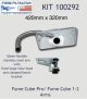 100292 Purex Connection Kit, Flexible Stainless Steel