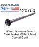 120750 Arm Kit Purex 50mm x 1 m. S/S Flexible