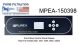 150398 Panel Faceplate Front Blue Control