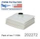 202272 Purex PreFilter Labyrinth F8/F9