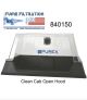840150  Hood Complete Cleancab, open 