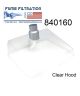 840160 Hood 265 x 310mm Clear Hood 