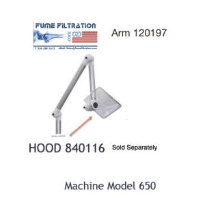 120197 Arm Hood  Kit Purex 75mm for 650