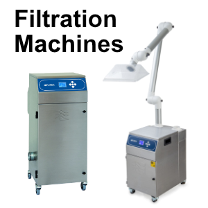 Commercial equipment filtration systems